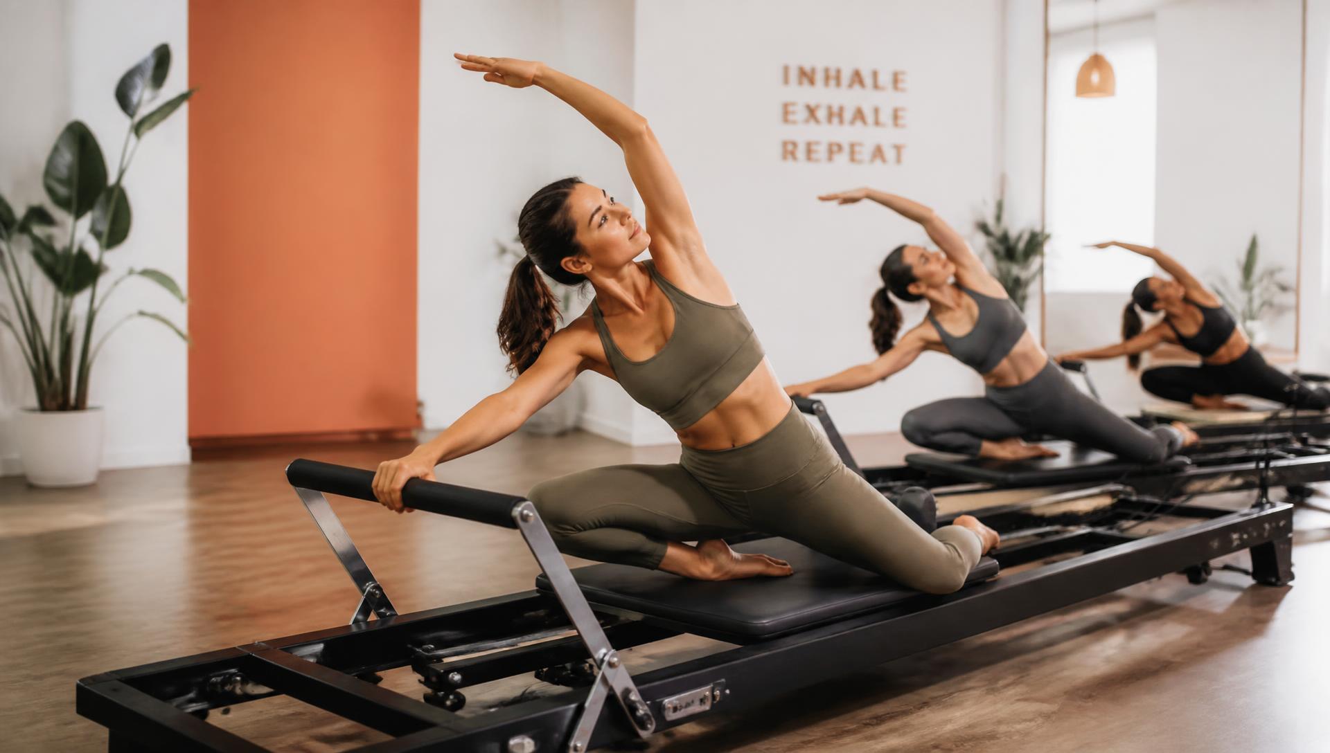 Aula de pilates na Basic Fit Academia em Caldas Novas